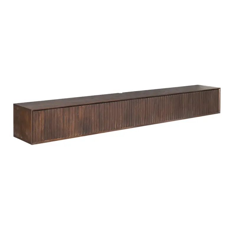 Zwevend TV-meubel Madison Mangohout Bruin 200cm Starfurn