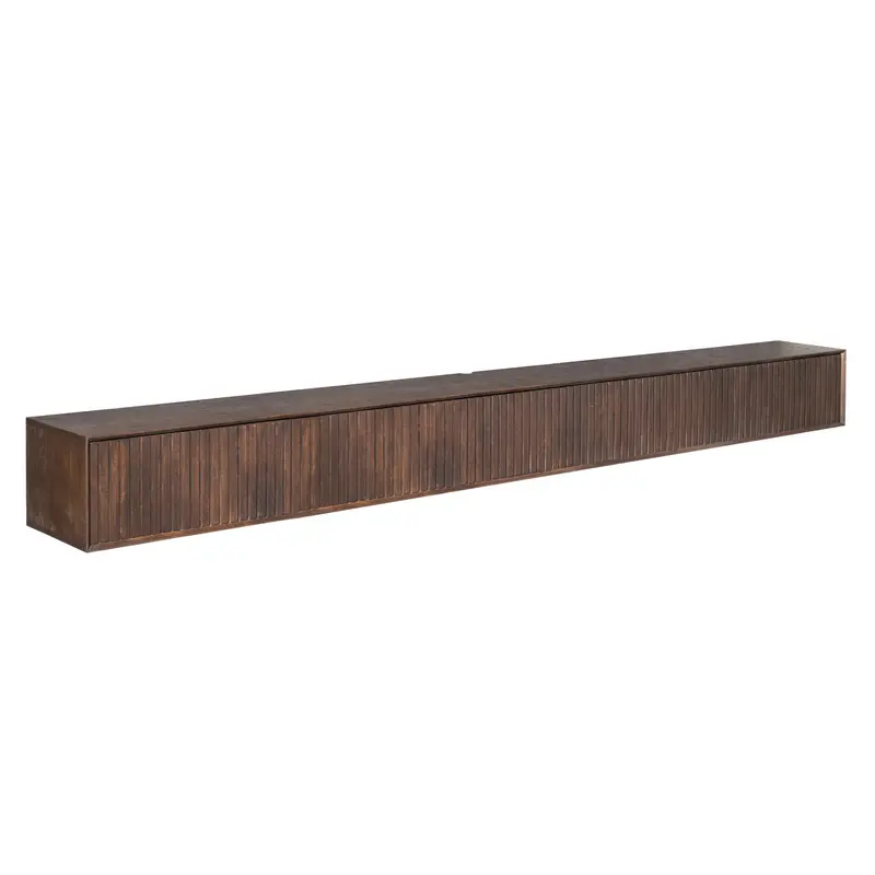 Zwevend TV-meubel Madison Mangohout Bruin 280cm Starfurn