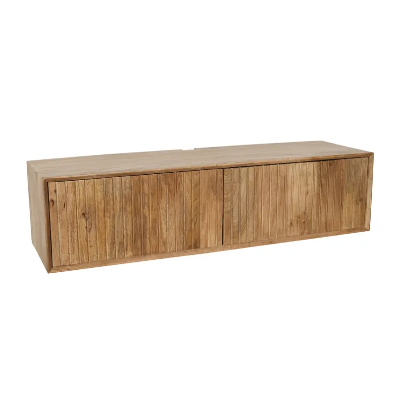 Zwevend TV-meubel Madison Mangohout Naturel 120cm Starfurn
