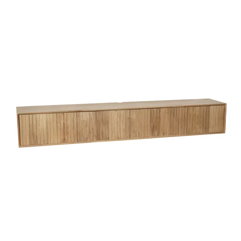Zwevend TV-meubel Madison Mangohout Naturel 200cm Starfurn