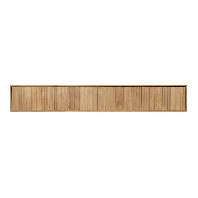 Zwevend TV-meubel Madison Mangohout Naturel 240cm Starfurn