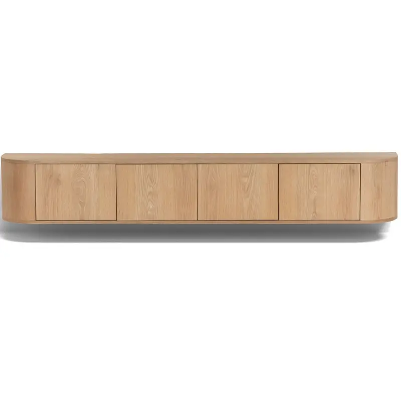 Zwevend TV-meubel Novero Eiken Naturel 220cm Livingfurn